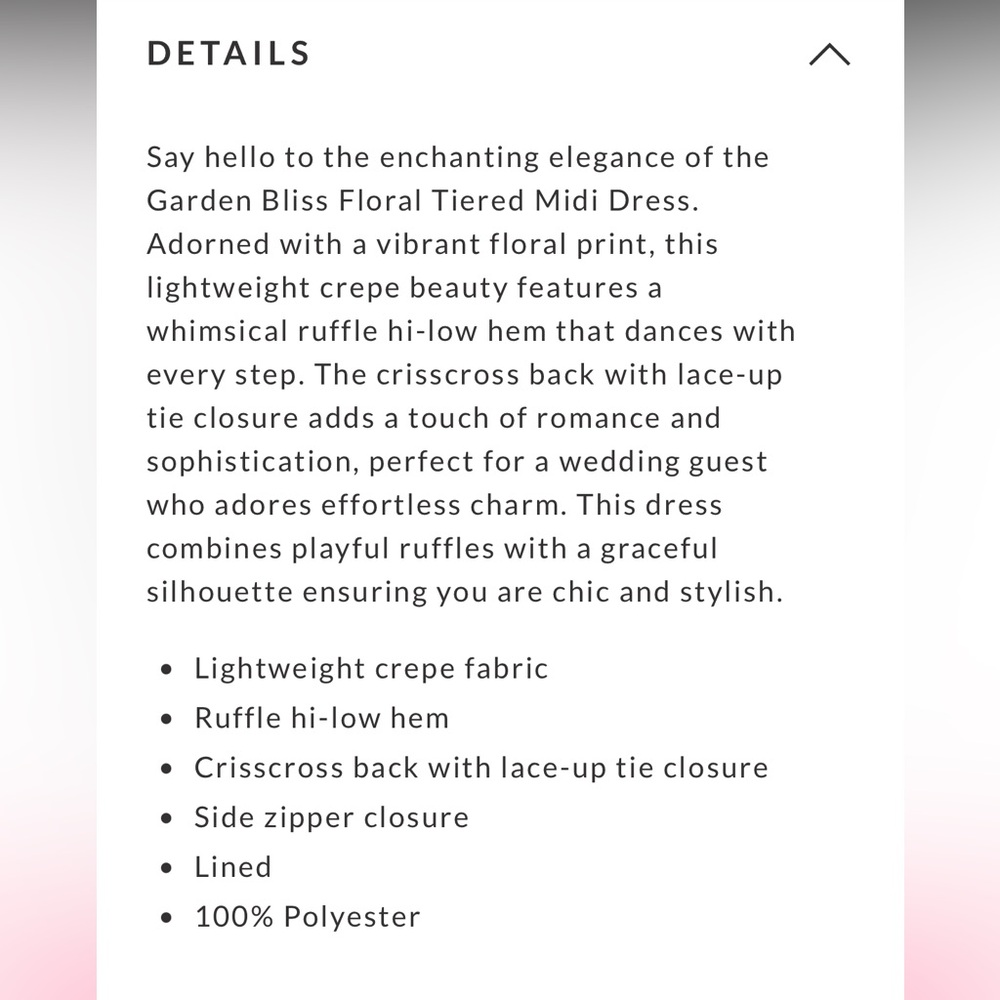 Vici, Garden Bliss Floral Tiered Midi Dress - Picture 13 of 14